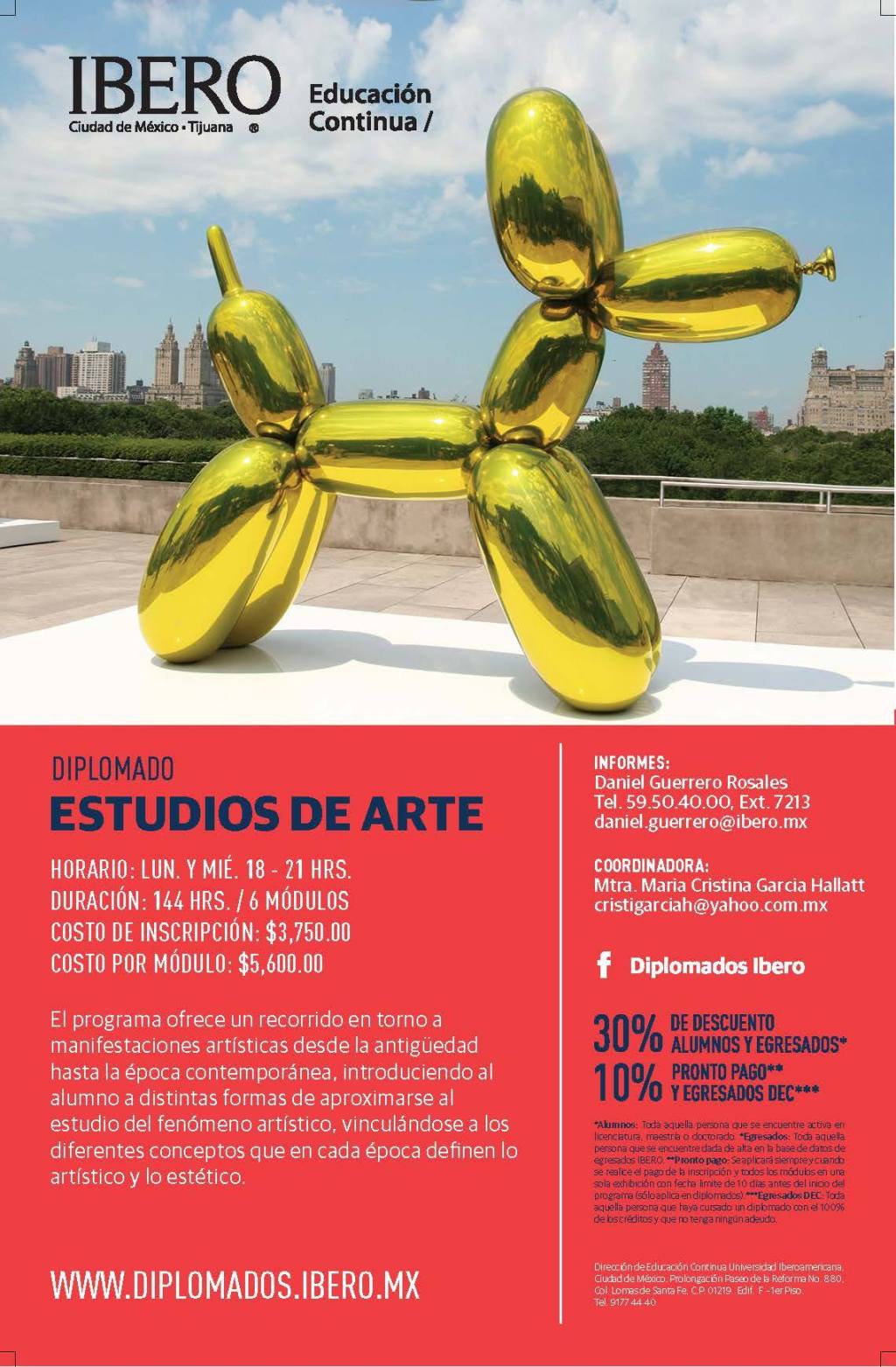 Diplomado Estudios de&nbsp;Arte