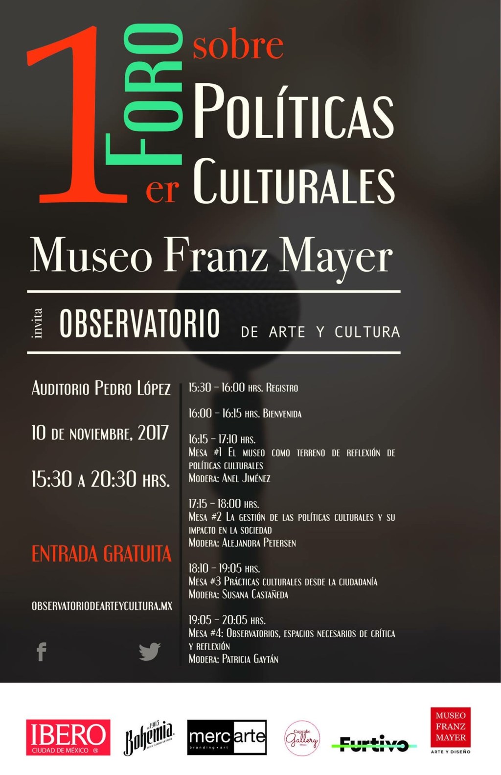 1er Foro Sobre Políticas&nbsp;Culturales