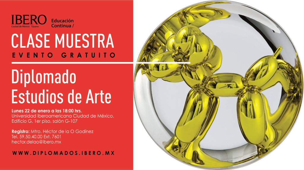 Diplomado en Estudios de&nbsp;Arte.