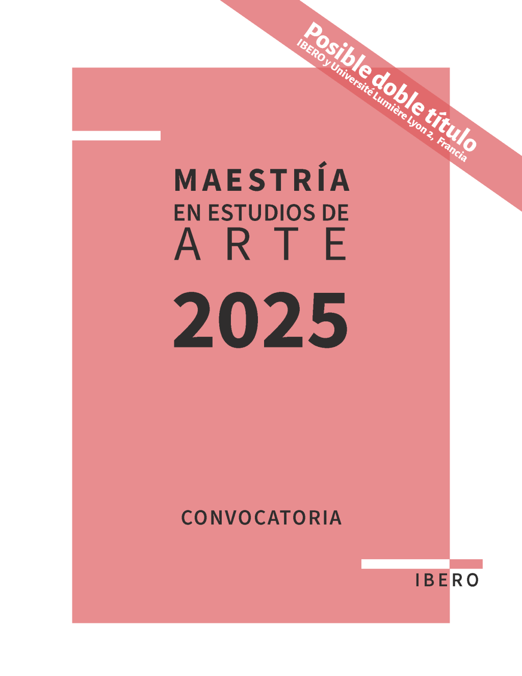 Convocatoria 2025 Maestría en Estudios de&nbsp;Arte